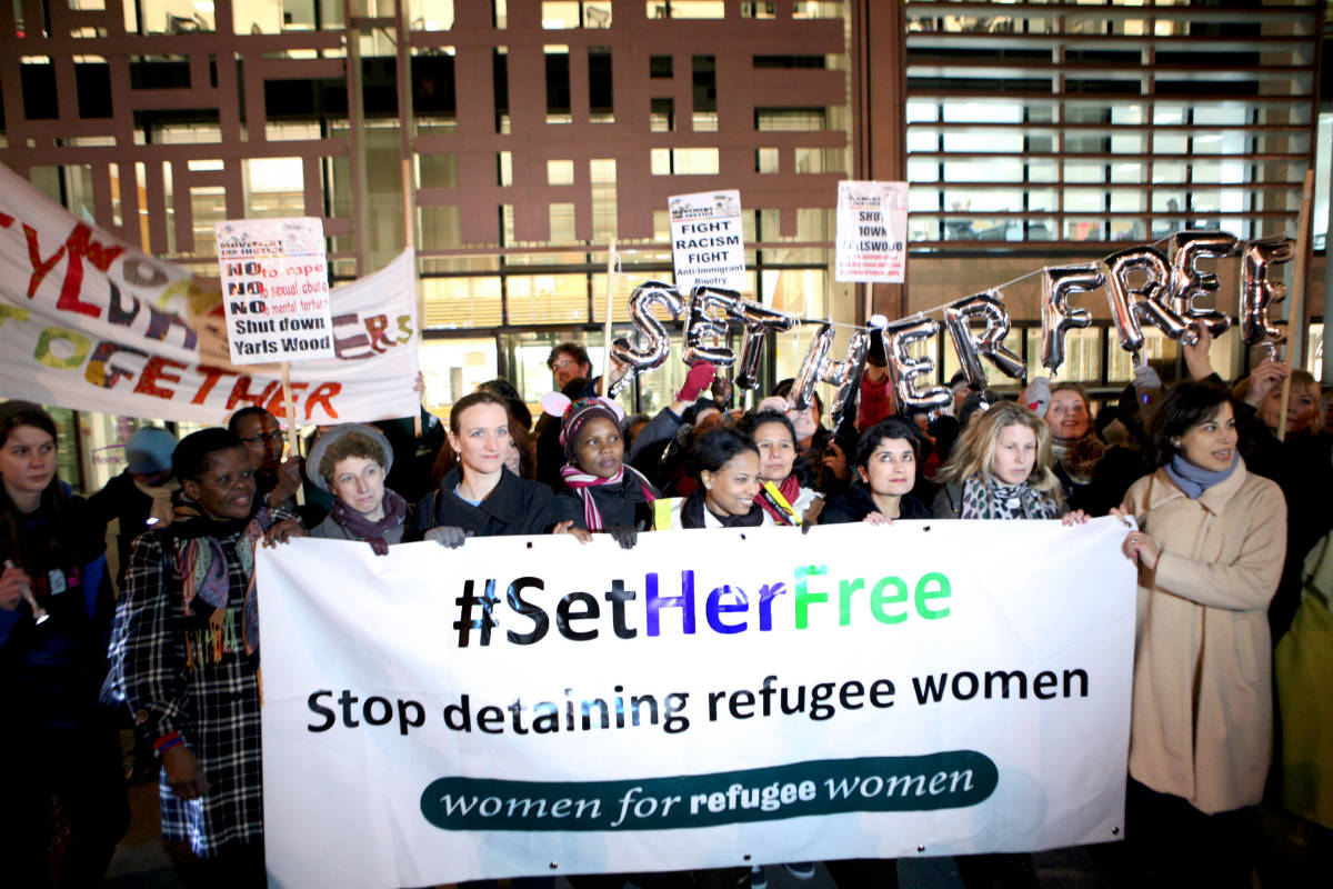 Women for refugee women-banner