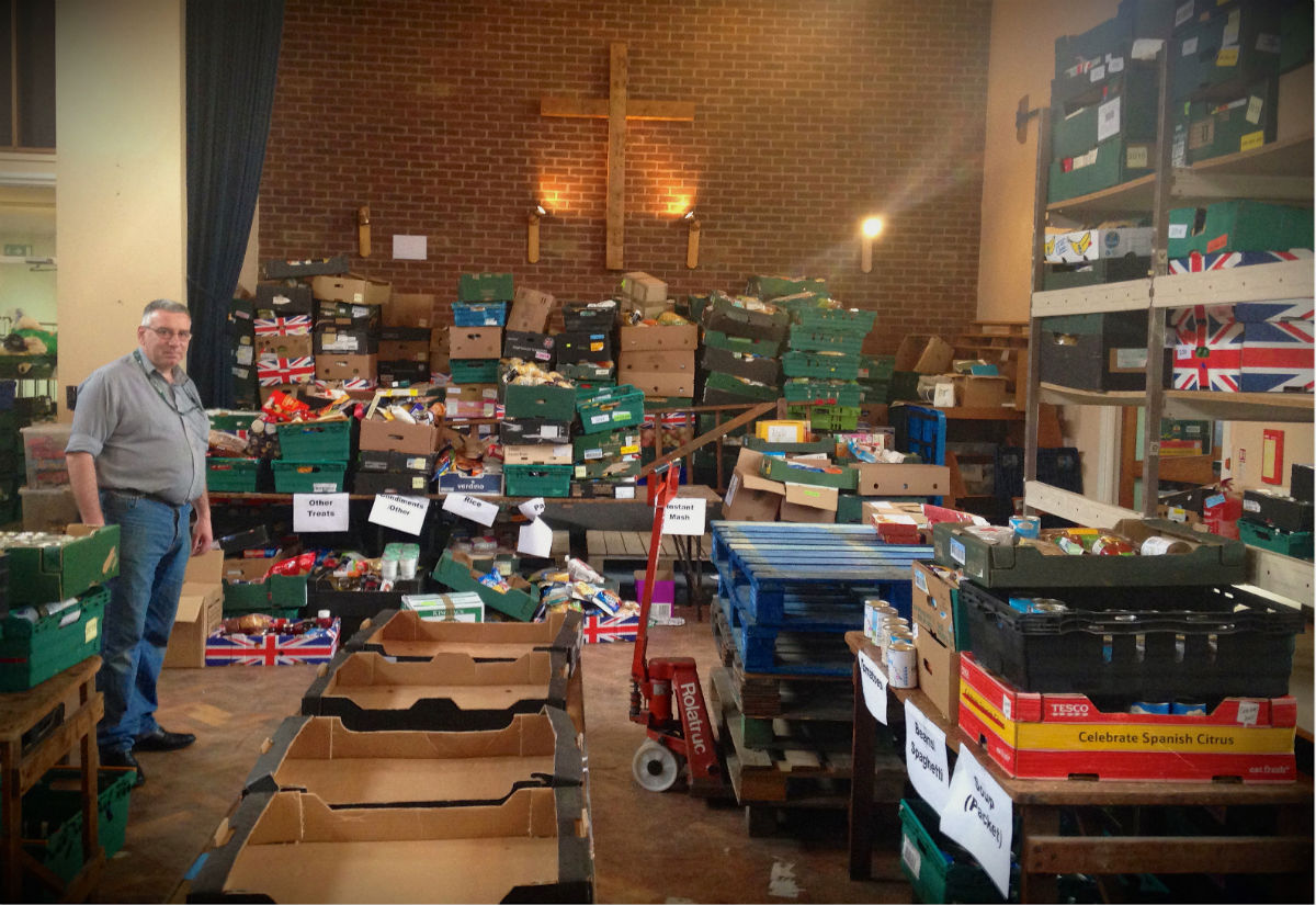 Foodbank distribution centre, Coventry