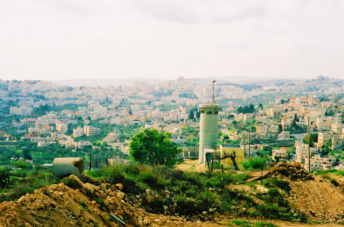 IDF watchtower West Bank. Photo by Sarahtz
